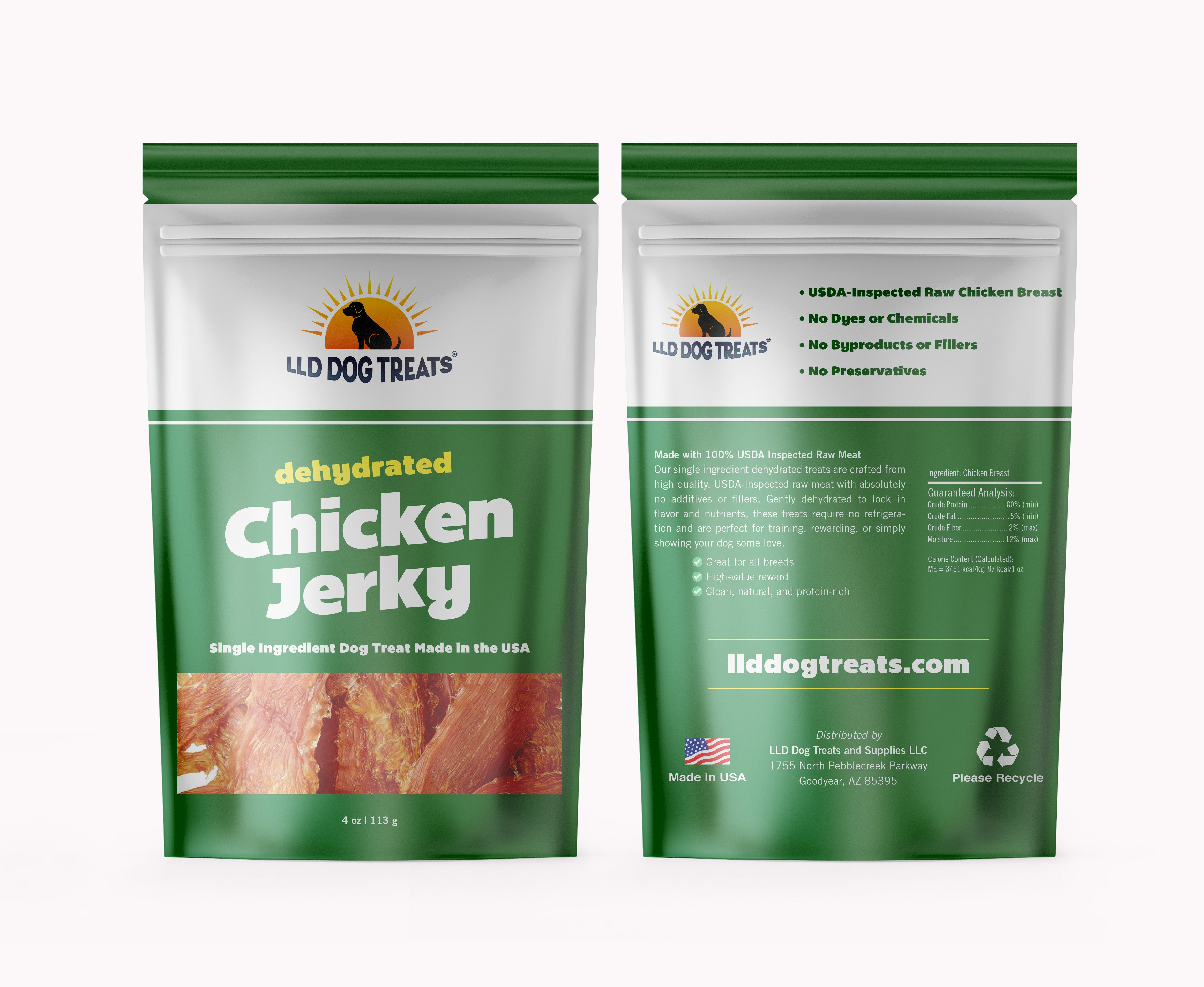 Chicken Jerky (4oz)