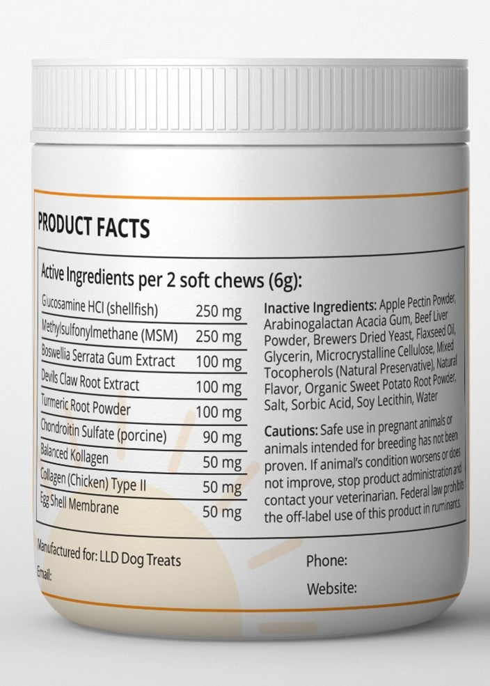 Hip & Joint with Hemp Soft Chew Pet Supplements