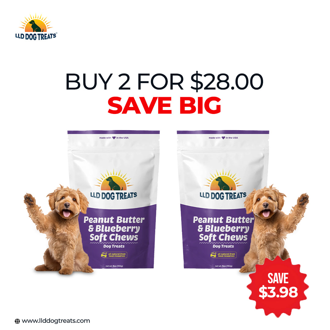 Peanut Butter & Blueberry Soft Chews (Duo)