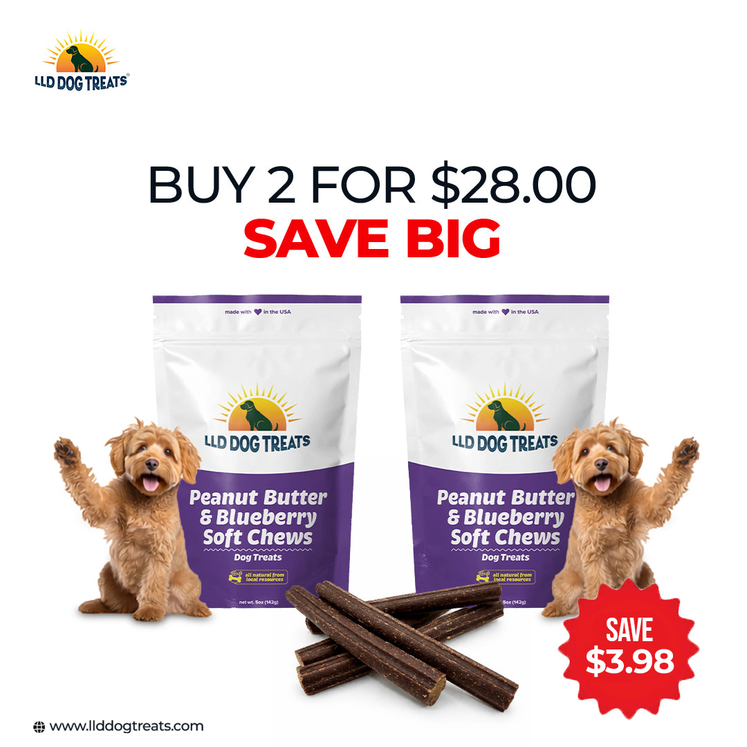Peanut Butter & Blueberry Soft Chews (Duo)