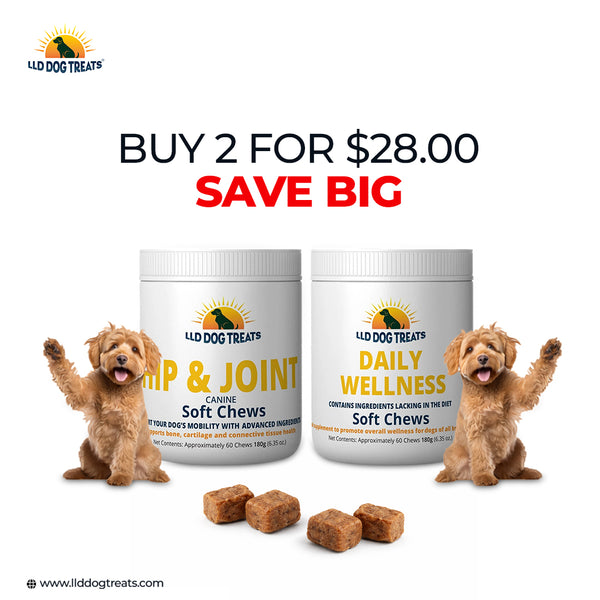 Ultimate Wellness Duo – LLD Dog Treats